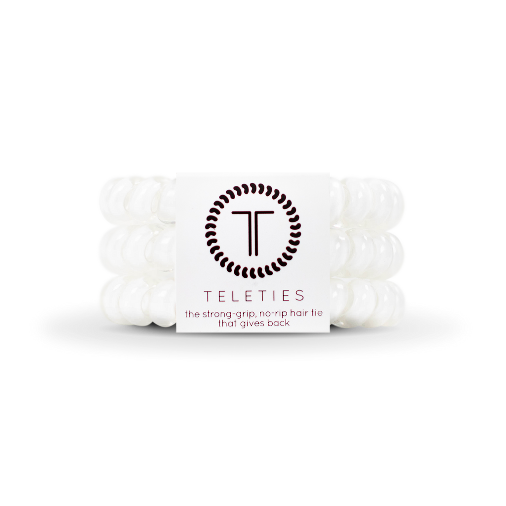 Spiral Hair Coils | Large | Coconut White Hair Ties: Large