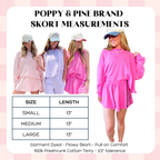 Ivory Polka Dot Long Sleeve Top & Skort Matching SET