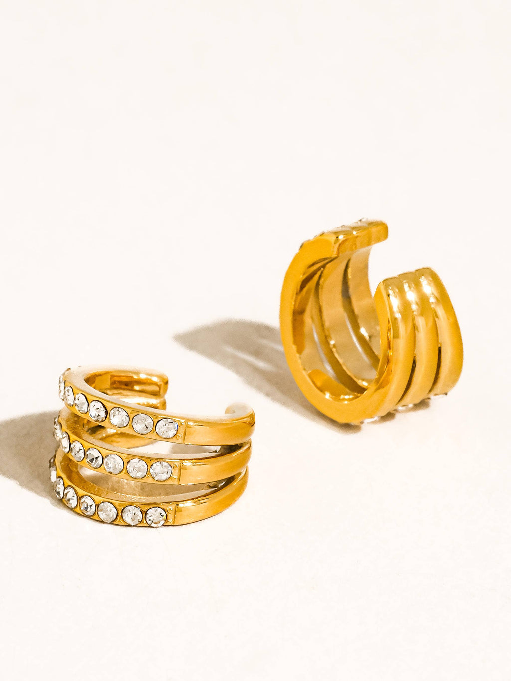 Diamond Layer Ear Cuff - E95