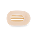 Round Flat Hair Clip | Small | Almond Beige