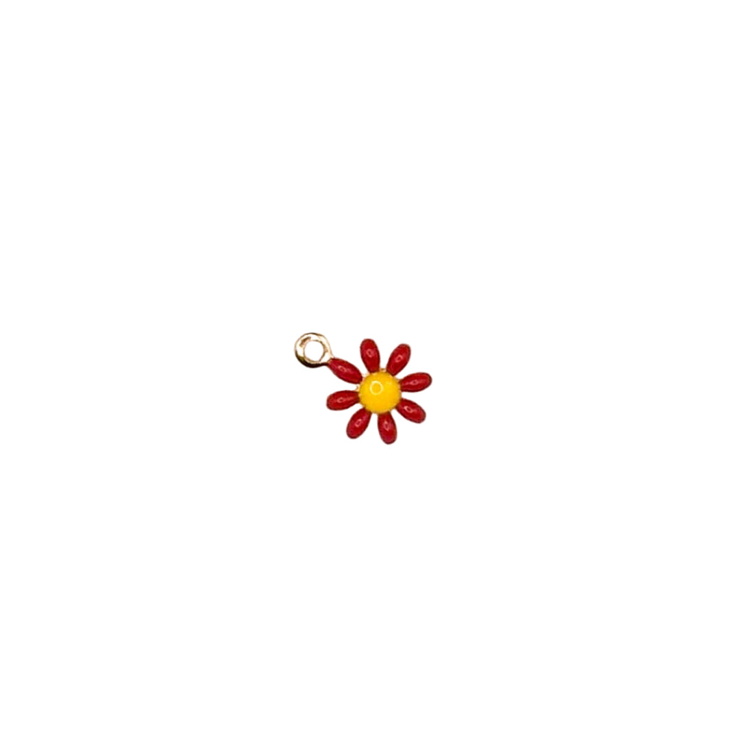 Lava Blossom Mini Charm - C111