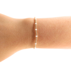 White Dainty Poppi Bracelet - S103