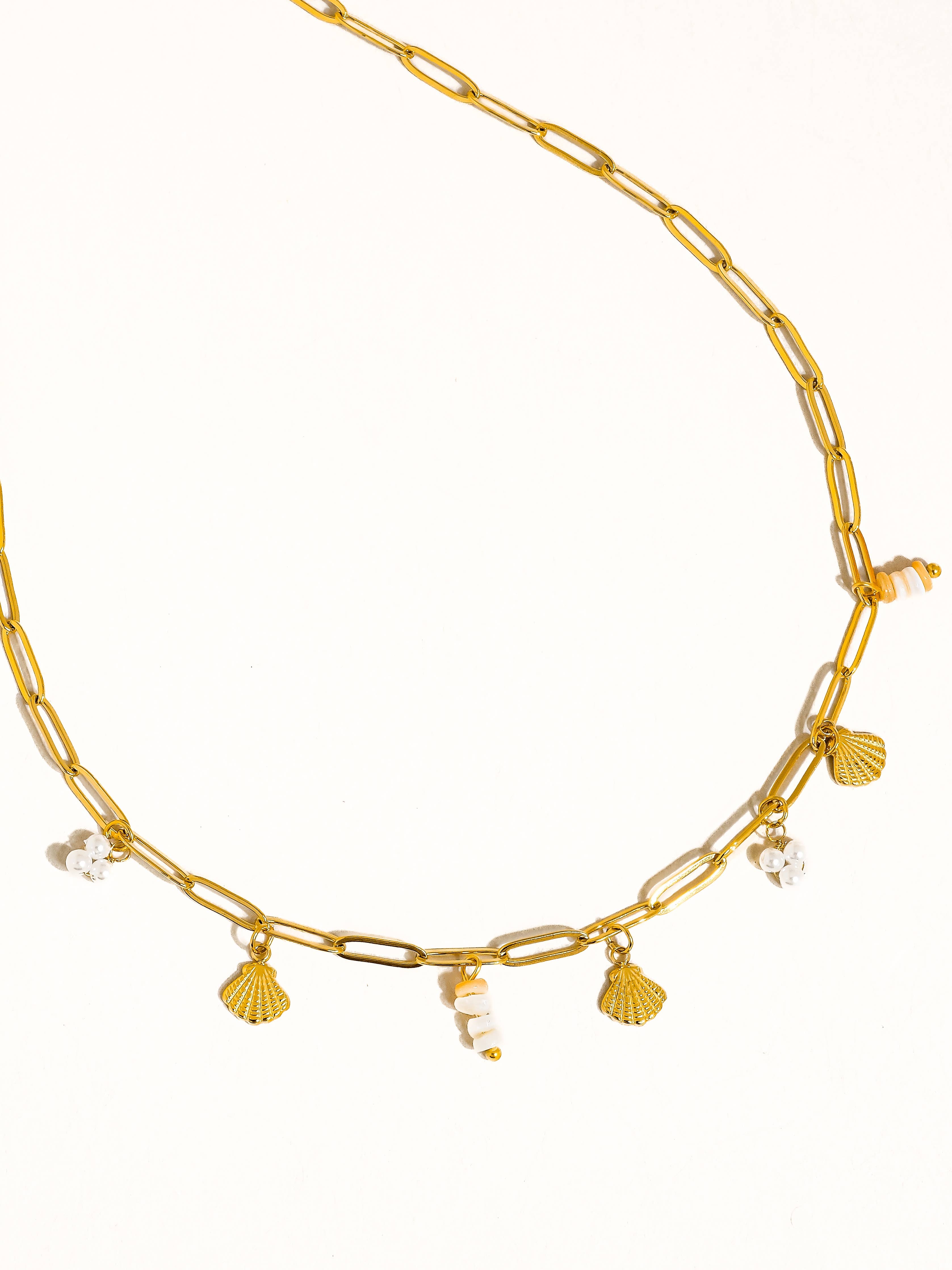 Shoreline Shine Charm Necklace - N47