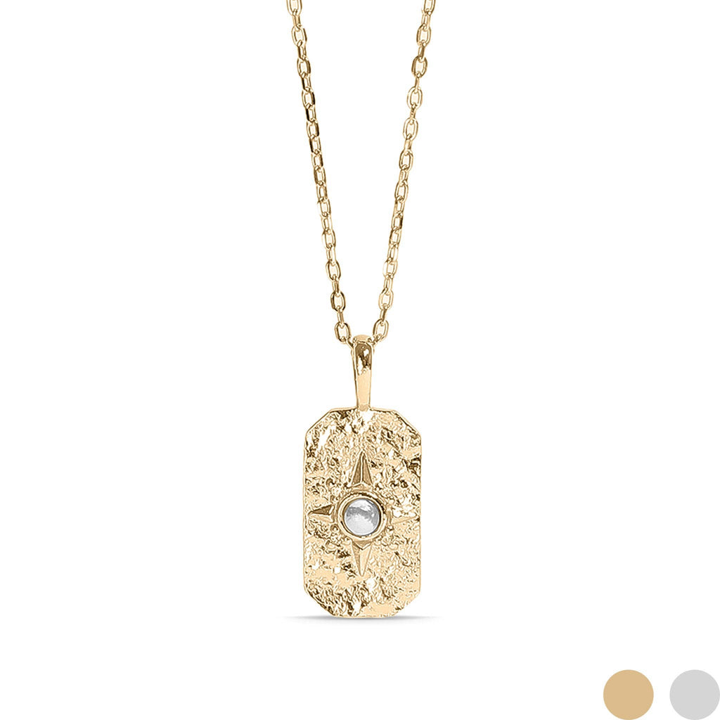 Golden Howlite Stone Necklace: N111