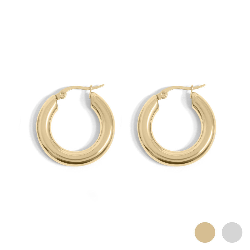 Chunky Hoop 20mm Earrings - E36