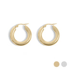 Chunky Hoop 20mm Earrings - E36