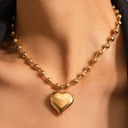 Heart Chain Necklace: N118