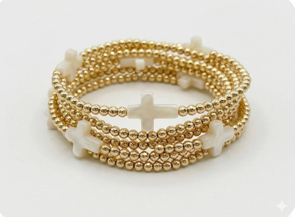 3mm/Cross Bracelet : S152