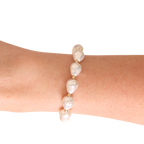 Saylor Pearl Bracelet in Gold: Standard 6.75 Inch