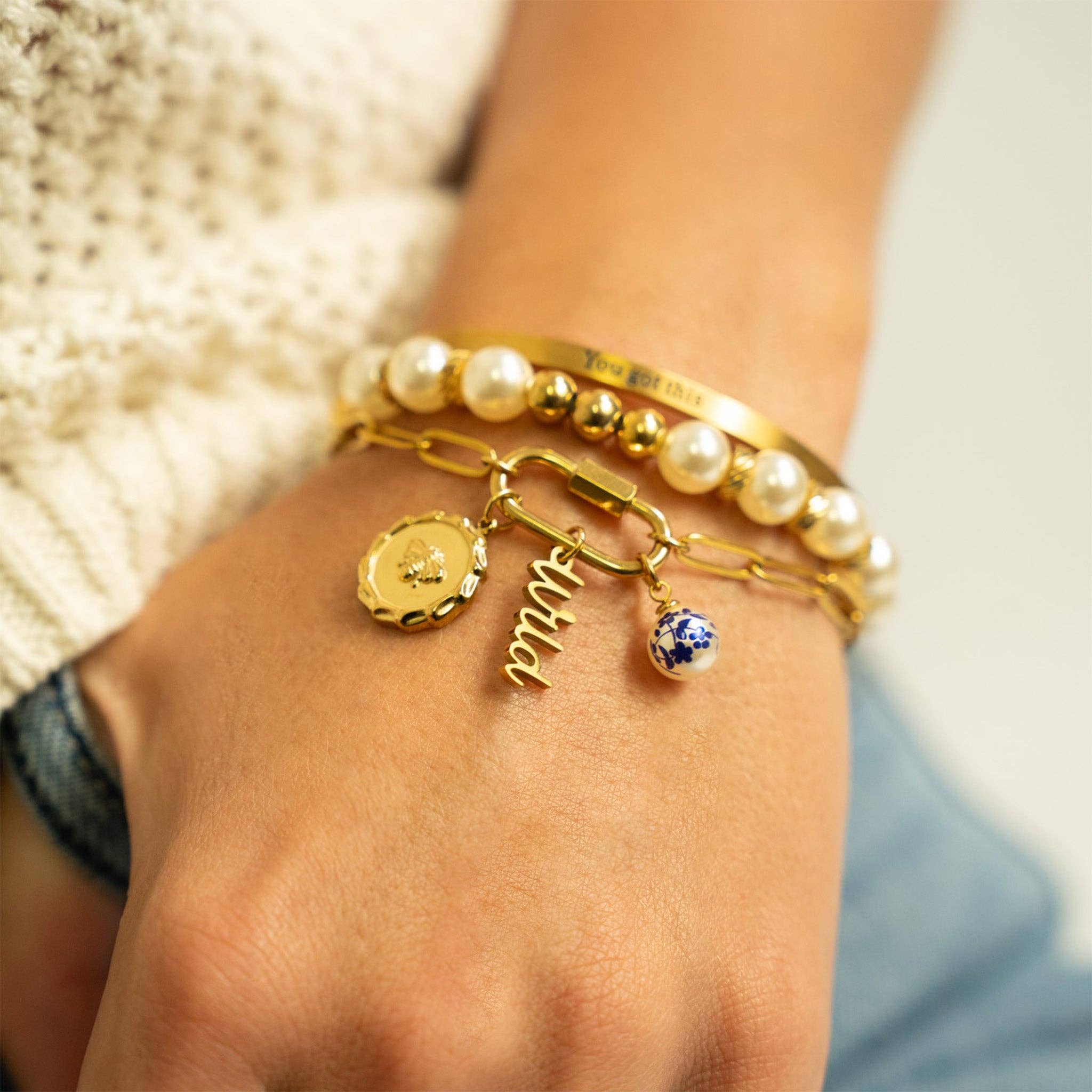 You Got This Bangle Bracelet- SS7