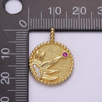 Radiant Sunburst Charm - C124