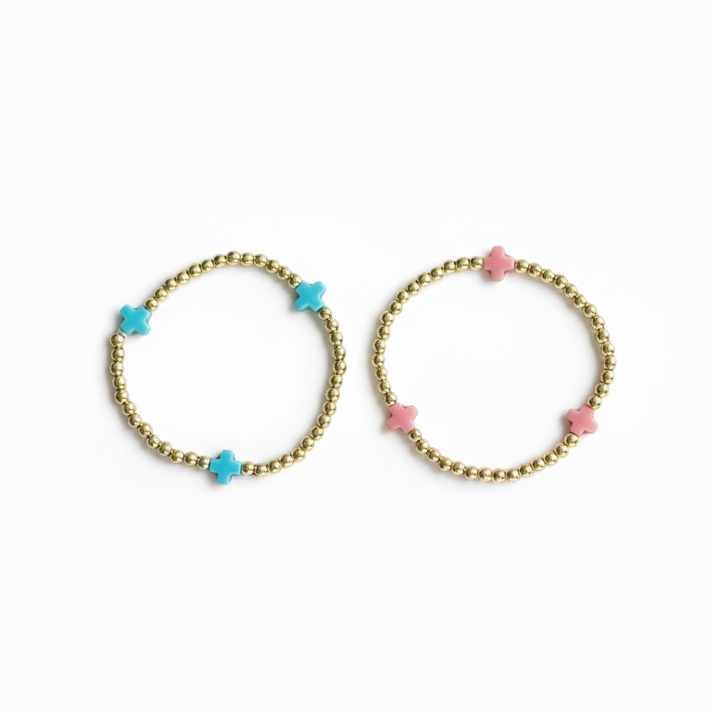Spirit Cross Bracelet White: S96