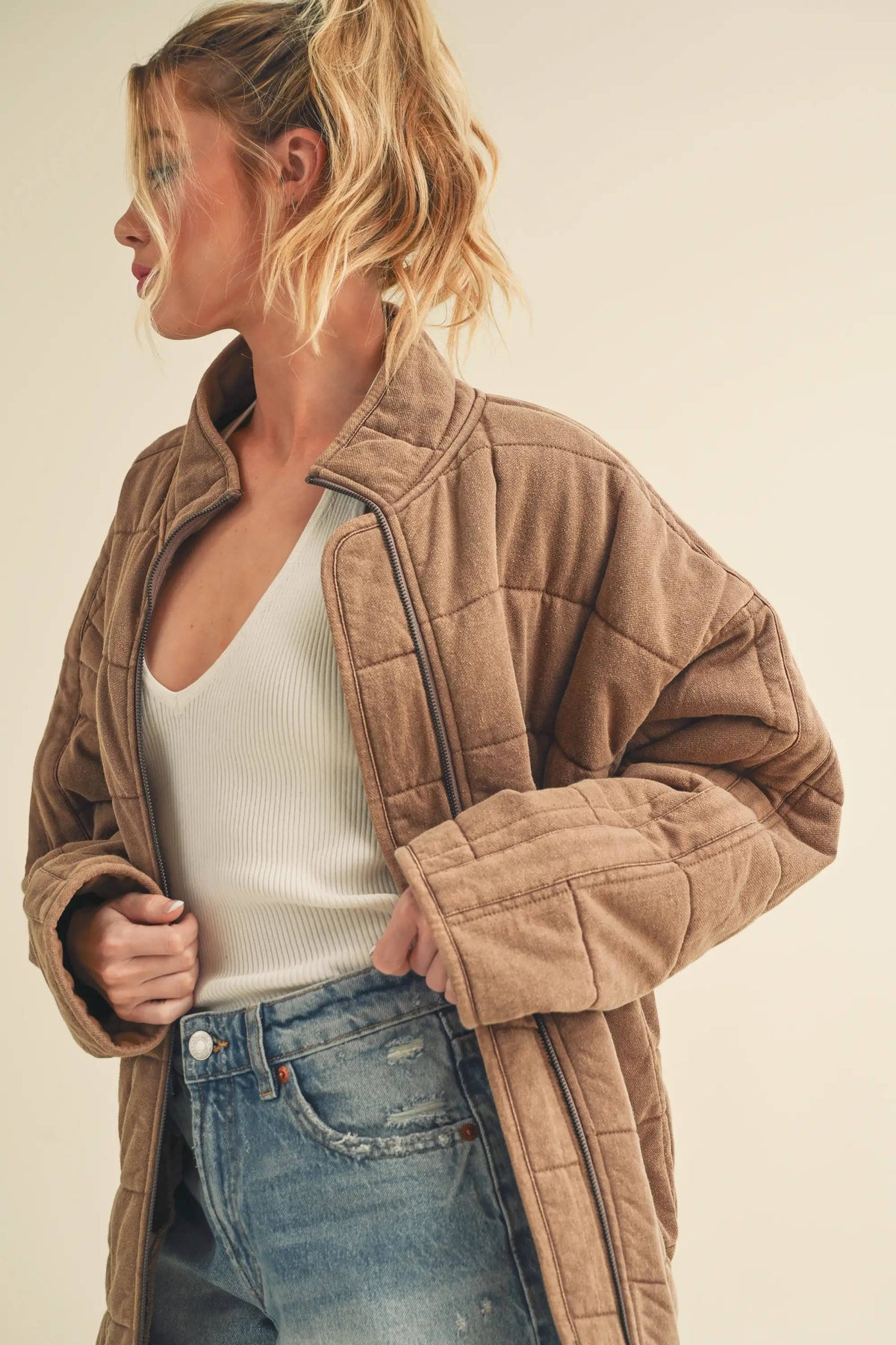 Dixie Jacket: Brown