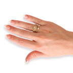 Sutton Pearl Ring in Gold - B41