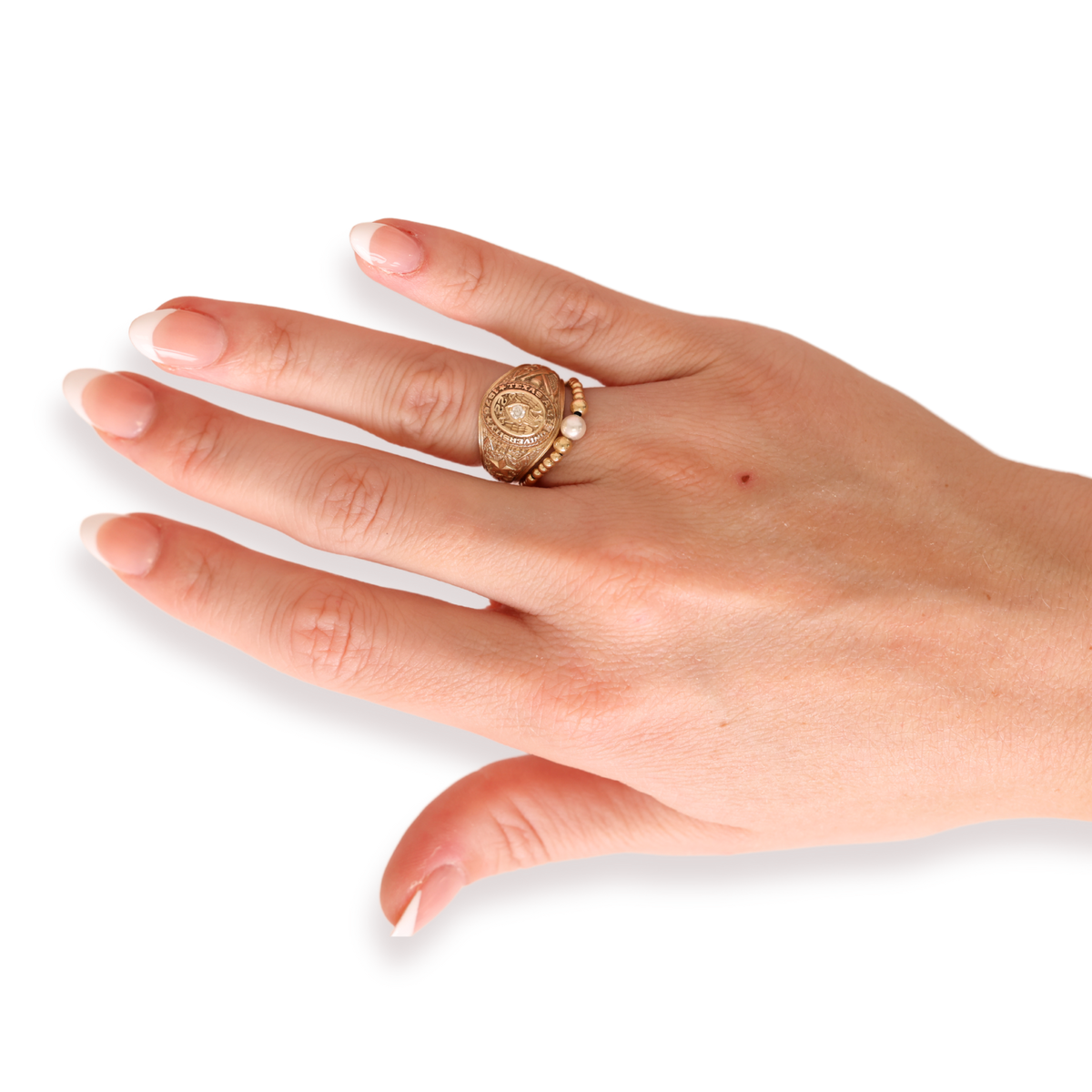 Sutton Pearl Ring in Gold - B41