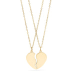 Break Apart Heart Necklace Set: N31