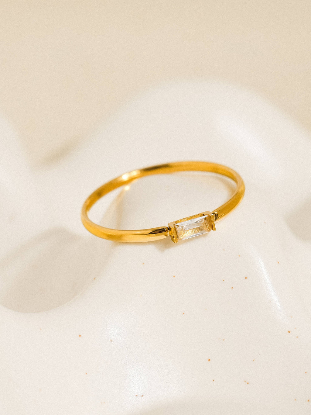 The Shae Minimalist Thin CZ Band: A52