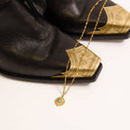Turquoise Glow Charm - C140