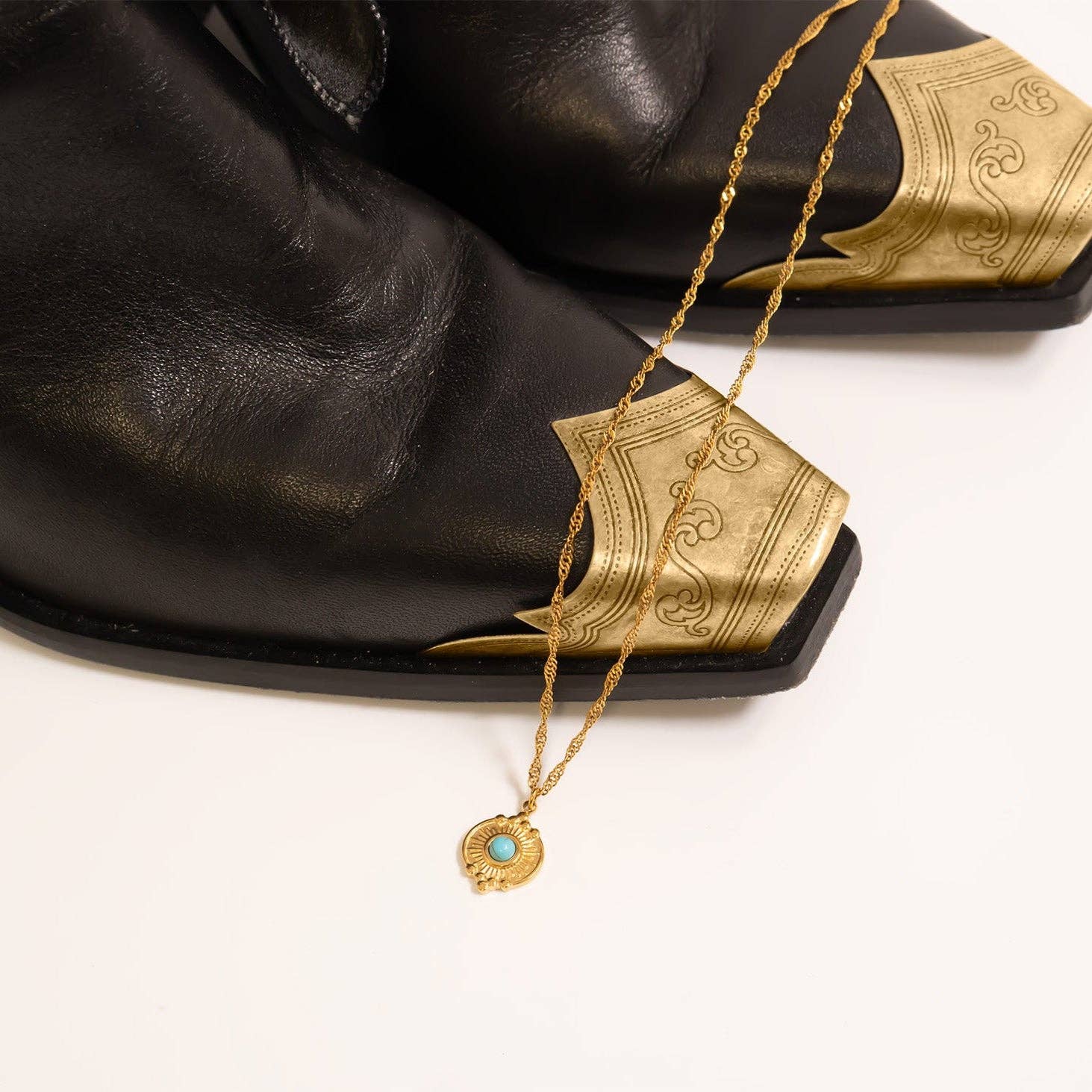 Turquoise Glow Charm - C140