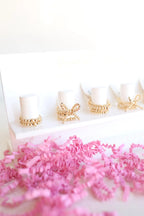 Gold Bow Ring - B44