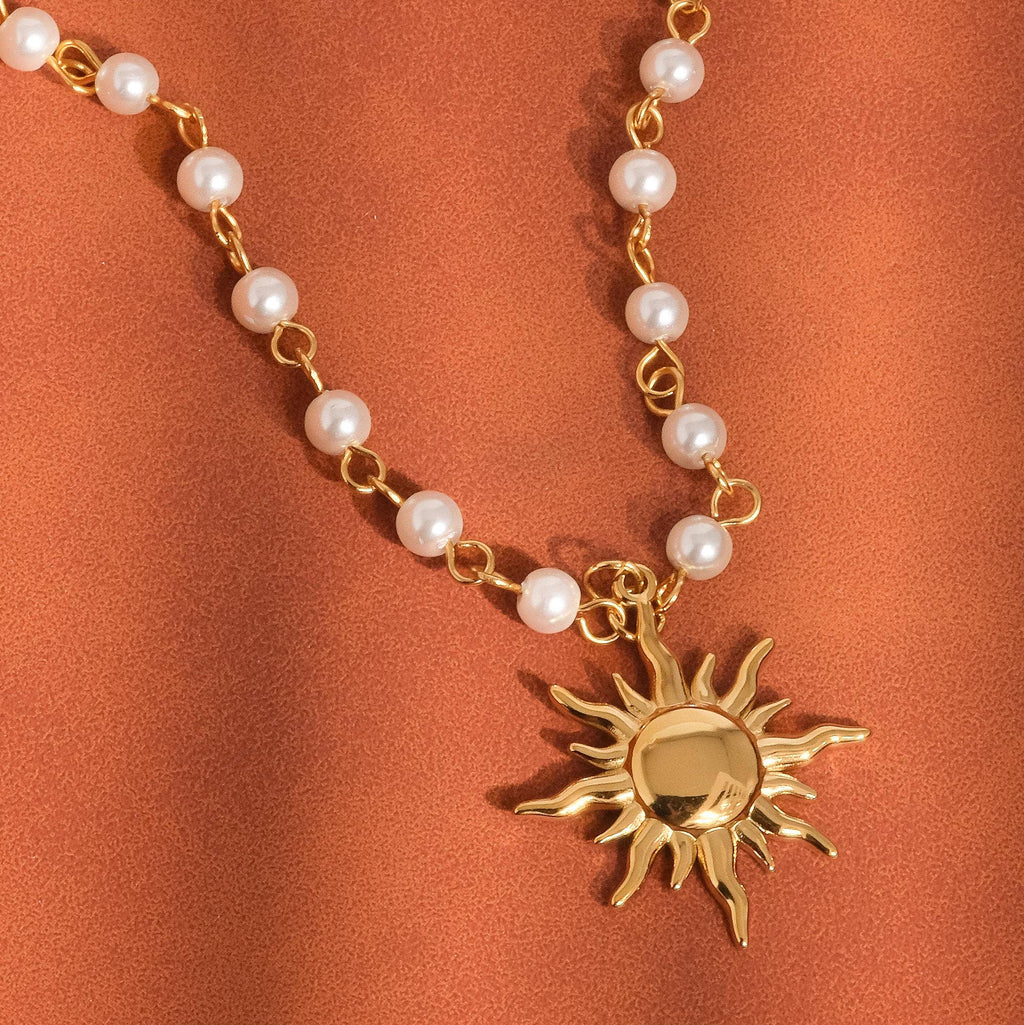 Sun Beaded Necklace: N123