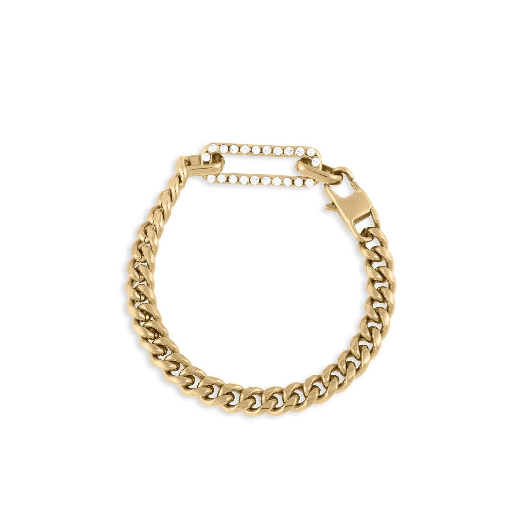 Golden Halo Link Bracelet - SS36