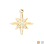 Compass Star Charm - C186