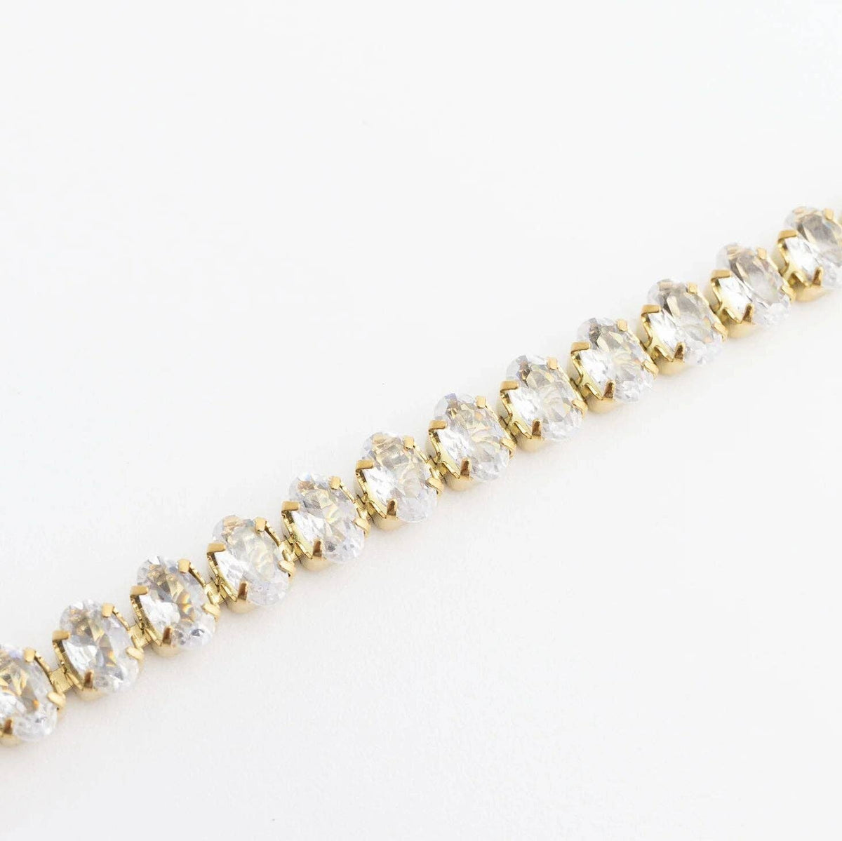 Oval Sparkle Tennis Bracelet - S121