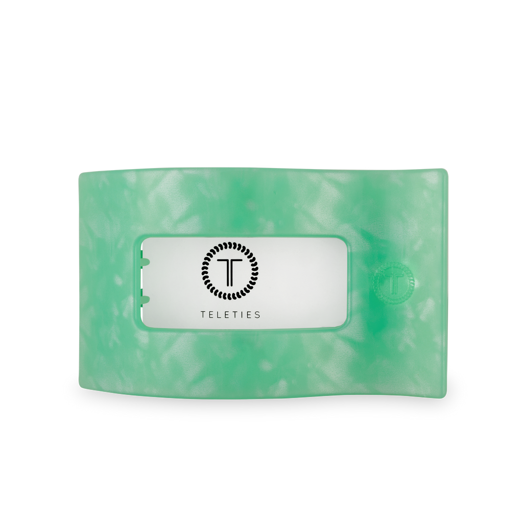 Flat Rectangle Hair Clip | Large | Spring Splash