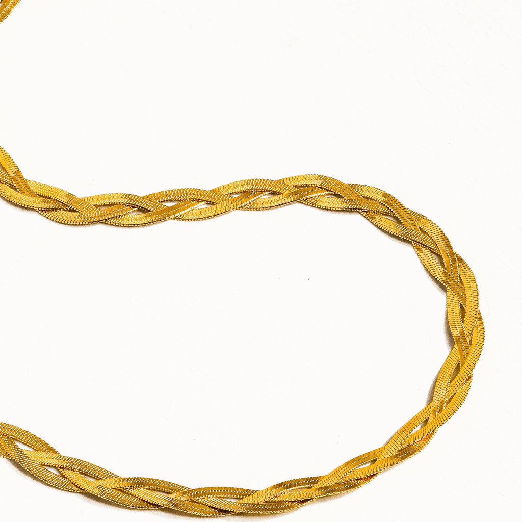 The Melissa Braided Snake Chain Necklace: N93