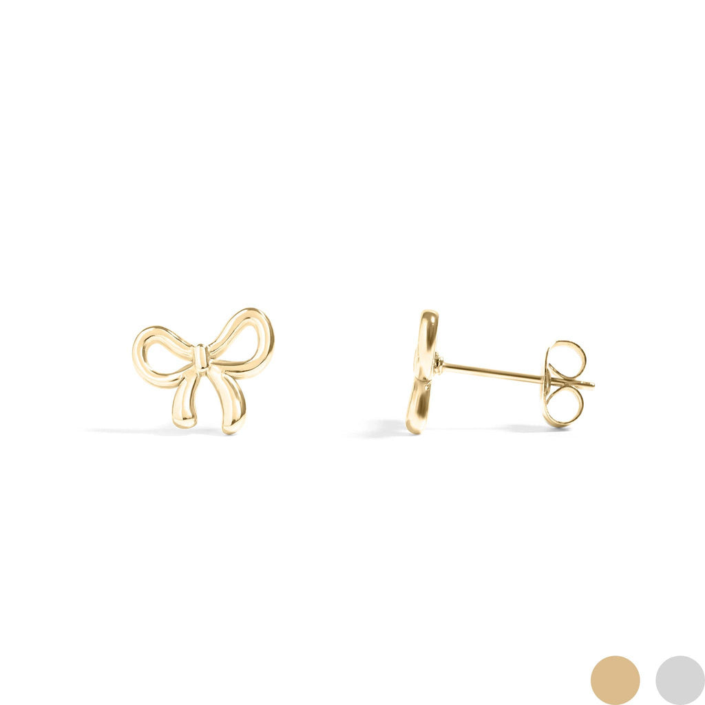 Simply Charming Bow Stud Earrings - E30