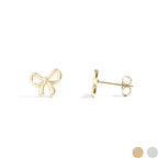 Simply Charming Bow Stud Earrings - E30