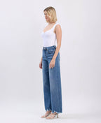 TUMMY CONTROL 90'S VINTAGE SUPER HIGH RISE LOOSE LV1210M: MEDIUM DENIM