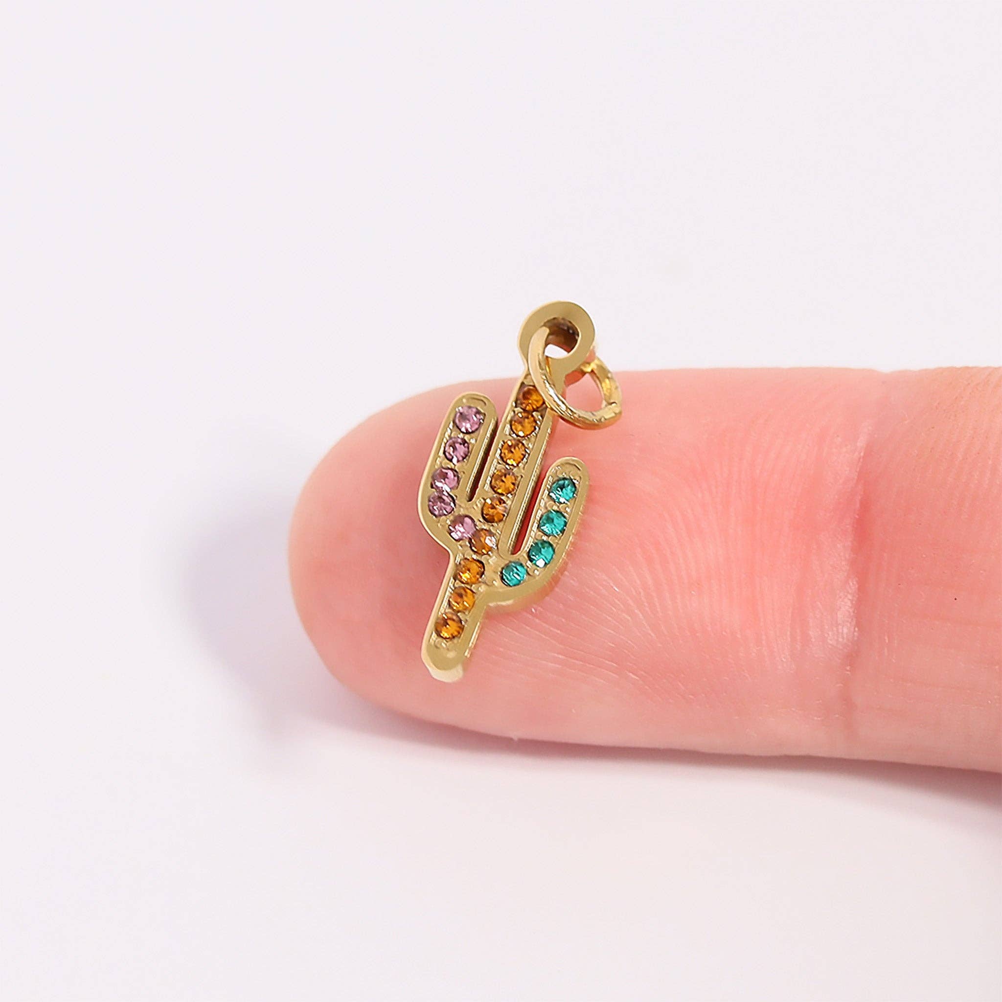 Desert Spark Cactus Charm - C130