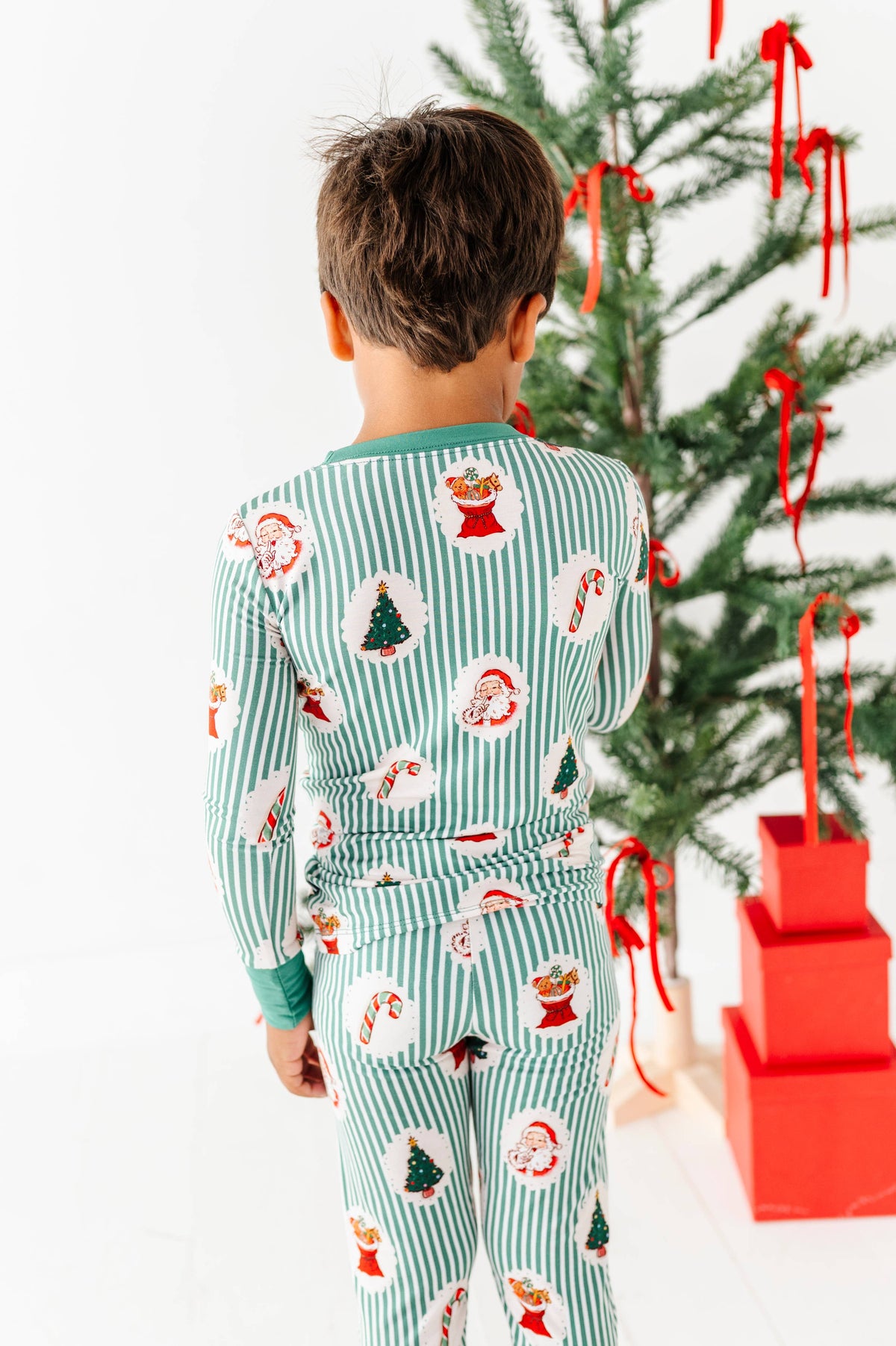 Christmas Classic Stripe Kids Pajamas