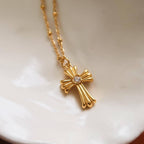 Piece Cross Necklace - N122