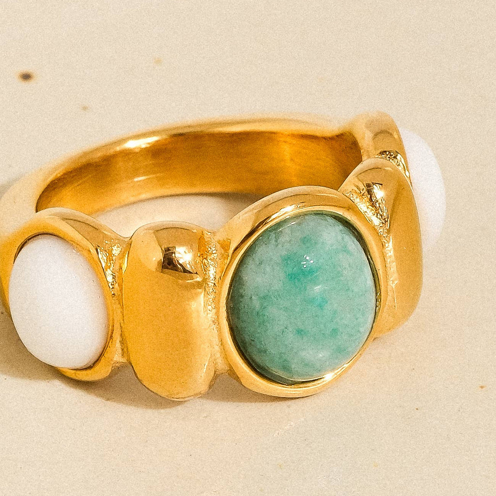 Natural Stone Ring : A99