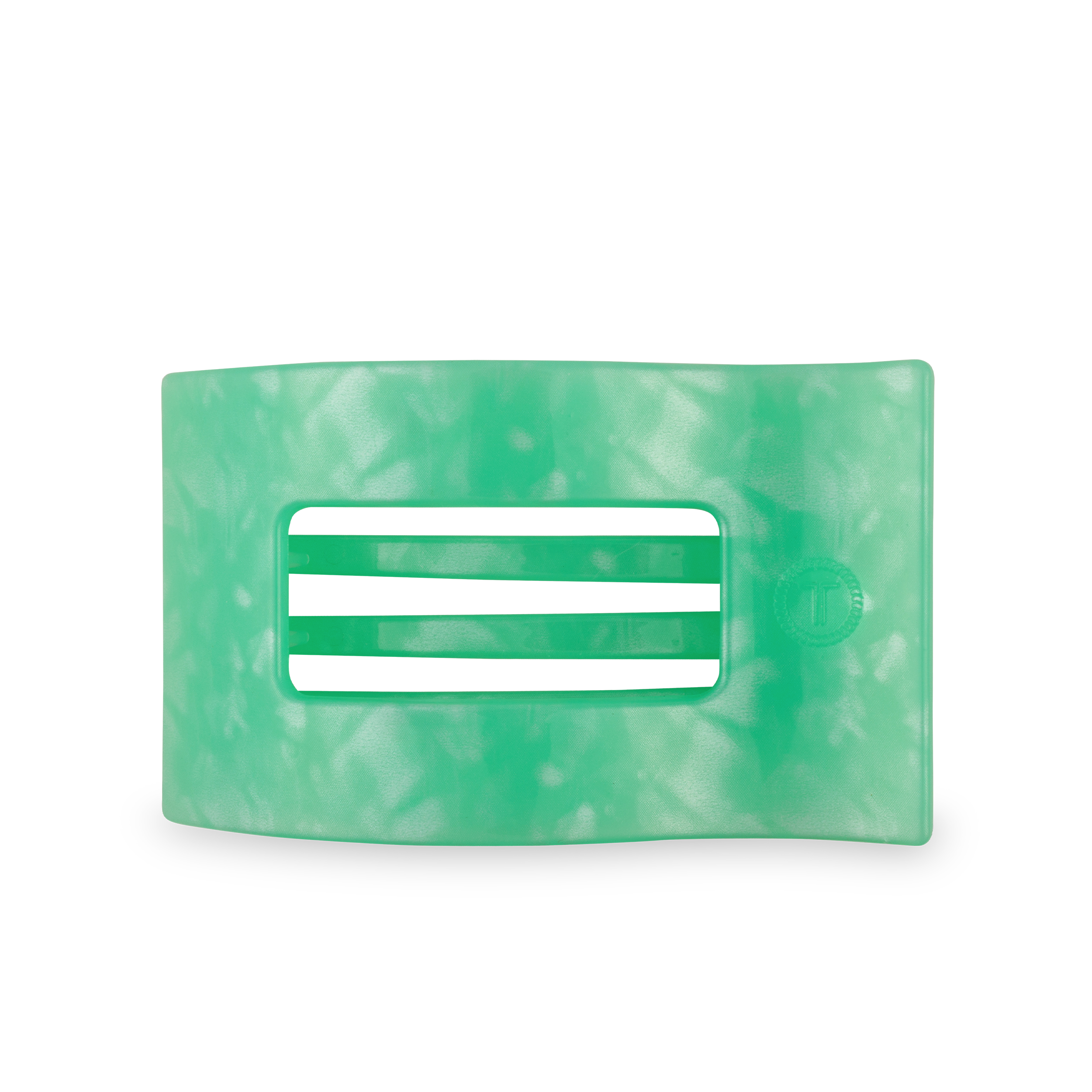 Flat Rectangle Hair Clip | Large | Spring Splash