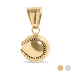 Gold Baseball Charm - C187