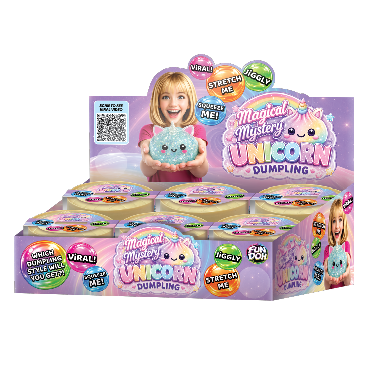 Fun Doh Unicorn Mystery Dumpling Squishy Toy - UNISQU