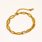 Golden Crystal Bracelet - SS31