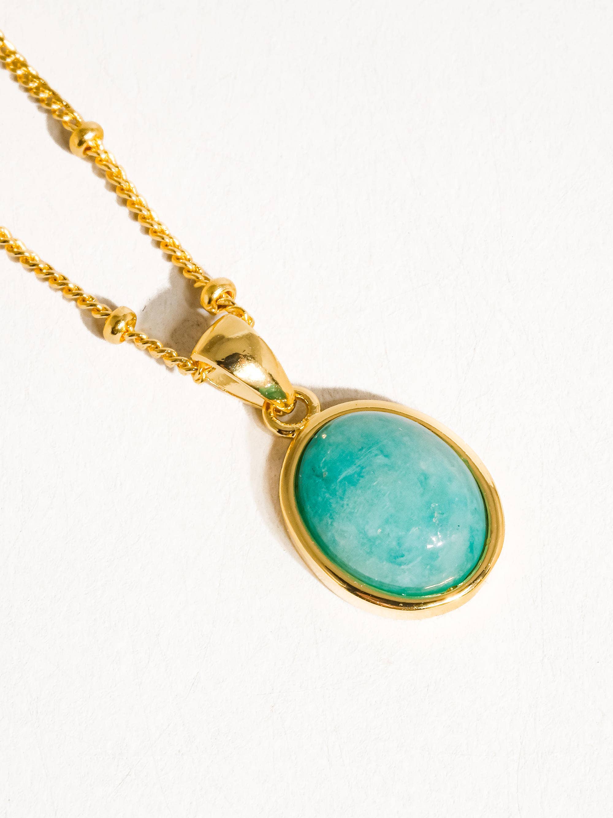Amazonite Natural Stone Necklace: N125