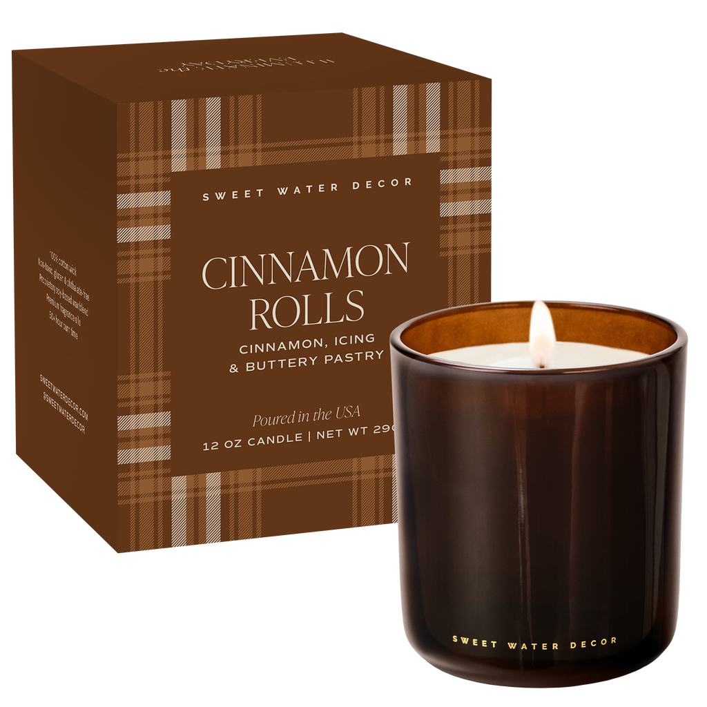 Cinnamon Rolls 12 oz Boxed Soy Candle - CCR
