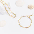 Linked Heart Chain Bracelet - S130