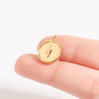 Gold Lightning Charm - C182