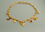 Black Stone Sun Charm - C149