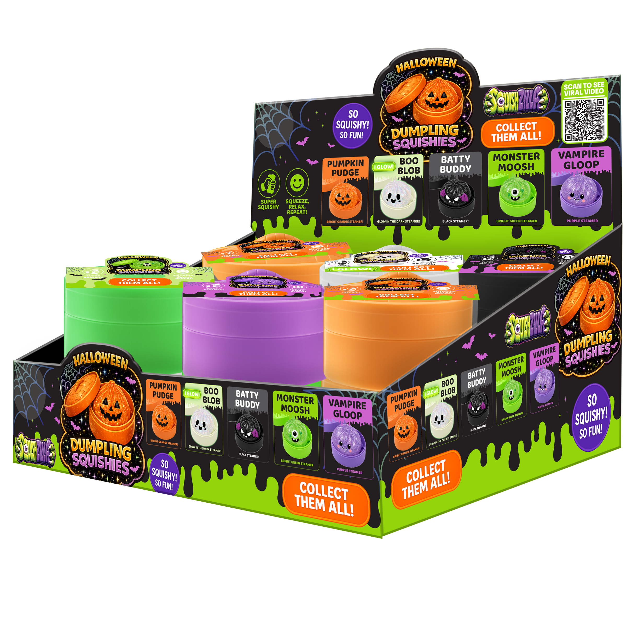 Fun Doh Halloween Mystery Dumpling Squishy
