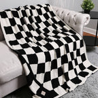 Checkerboard Patterned Throw Blanket: FC5