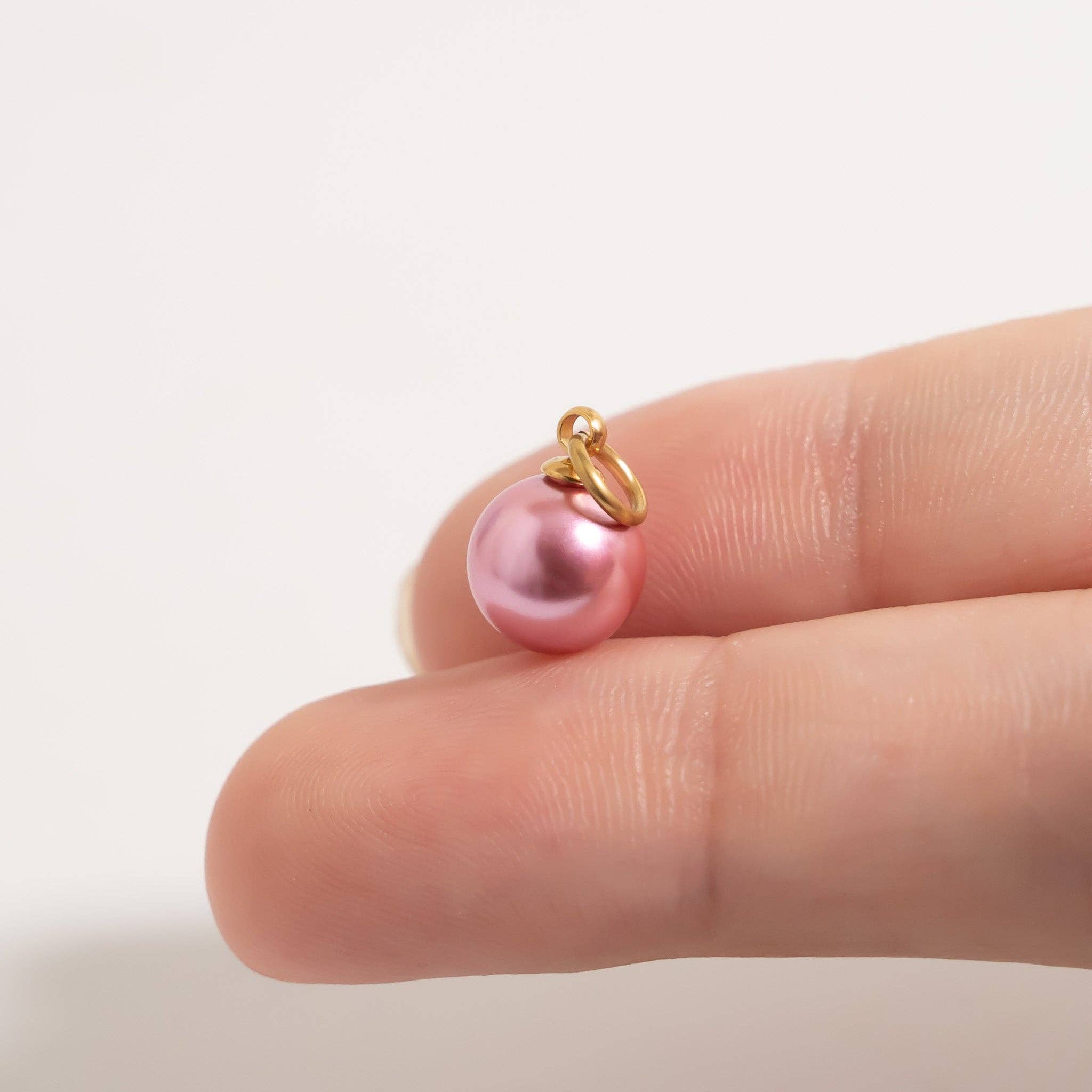 Pink Pearl Charm - C199