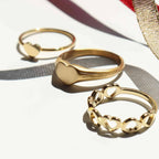 Heart Signet Ring : A113